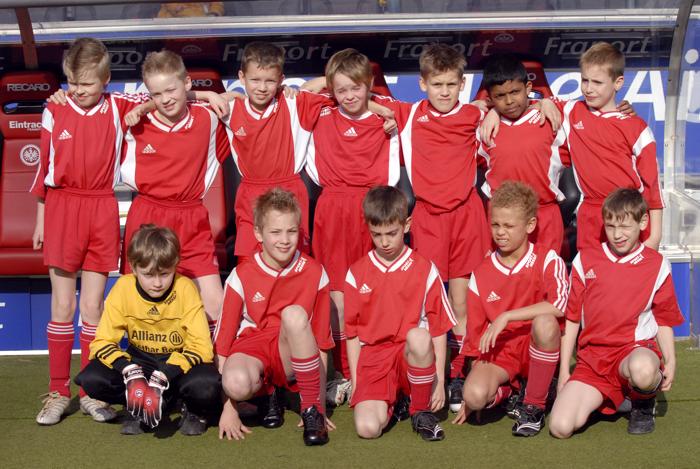E3-Jugend 2008 beim Bundesligaspiel in Frankfurt